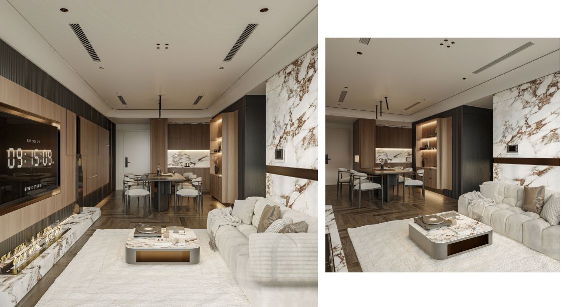 Mua chung cư 2 ngủ diện tích 73m2 ban công Tây Bắc nội thất cao cấp Sunshine Continental Trần Bình